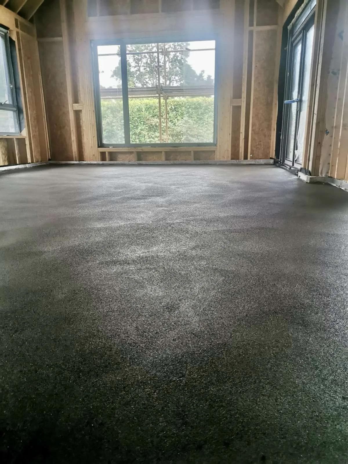Screed preparation for tile installation